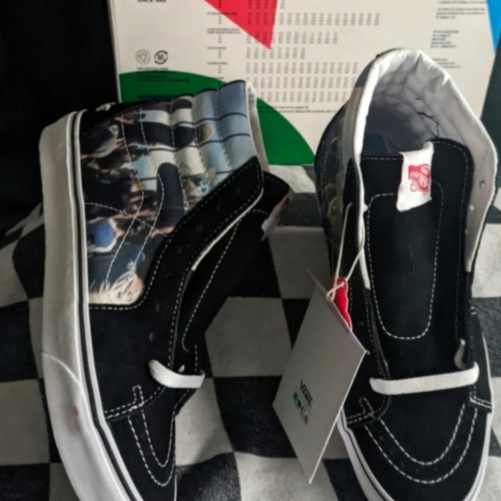 VANS SK8-HI Black MOCA FRANCES STARK Women 8.5 VNOA5KRHA55 072025 - Picture 7 of 10